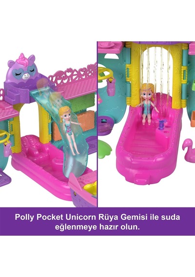 Hwp26 Polly Pocket Unicorn Bot Oyun Seti Belirtilmemiş