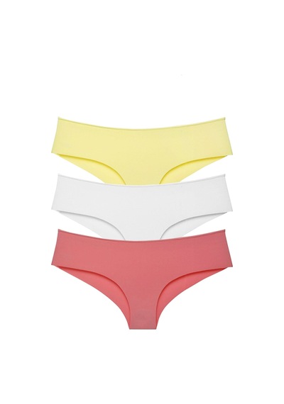 Sensu Kadın Brazilian Panty Lazer Kesim Külot 3'lü Paket Set 2045 2045