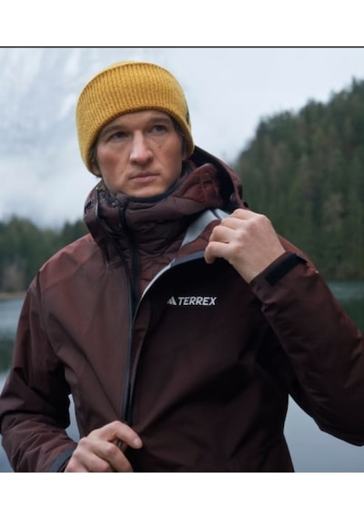 Adidas Ib4260 Goretex Terrex Yağmurluk Bordo