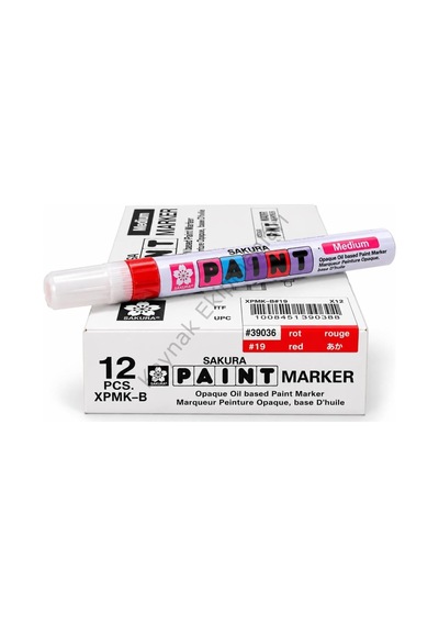 Sakura Kırmızı Paint Marker Markalama Kalemi Çok Renkli