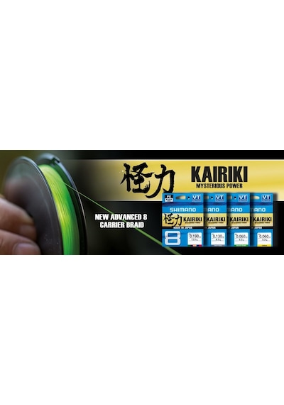 Yeni Shimano Kairiki 8 150Mt Mantis Green 0.19Mm/12Kg