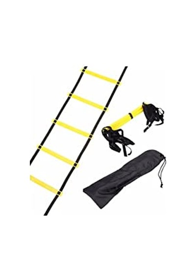 Slipt Çantalı Antrenman Merdiveni 4 Metre 10 Çubuklu Idman Merdiveni