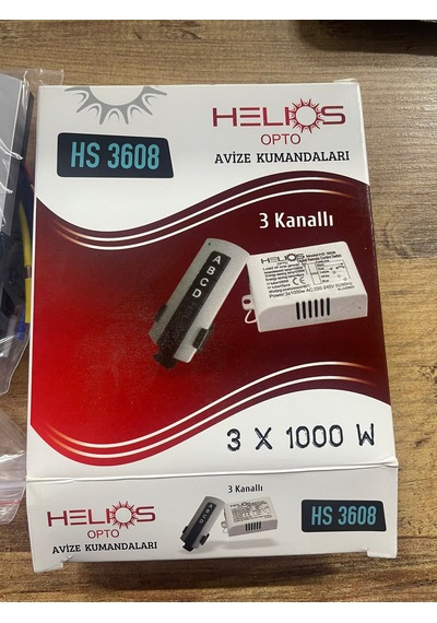 Helios 3 Kanallı Avize Kumandası Hs 3608