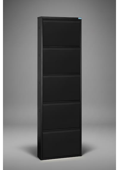 Metal Ayakkabılık 5'li Model Siyah