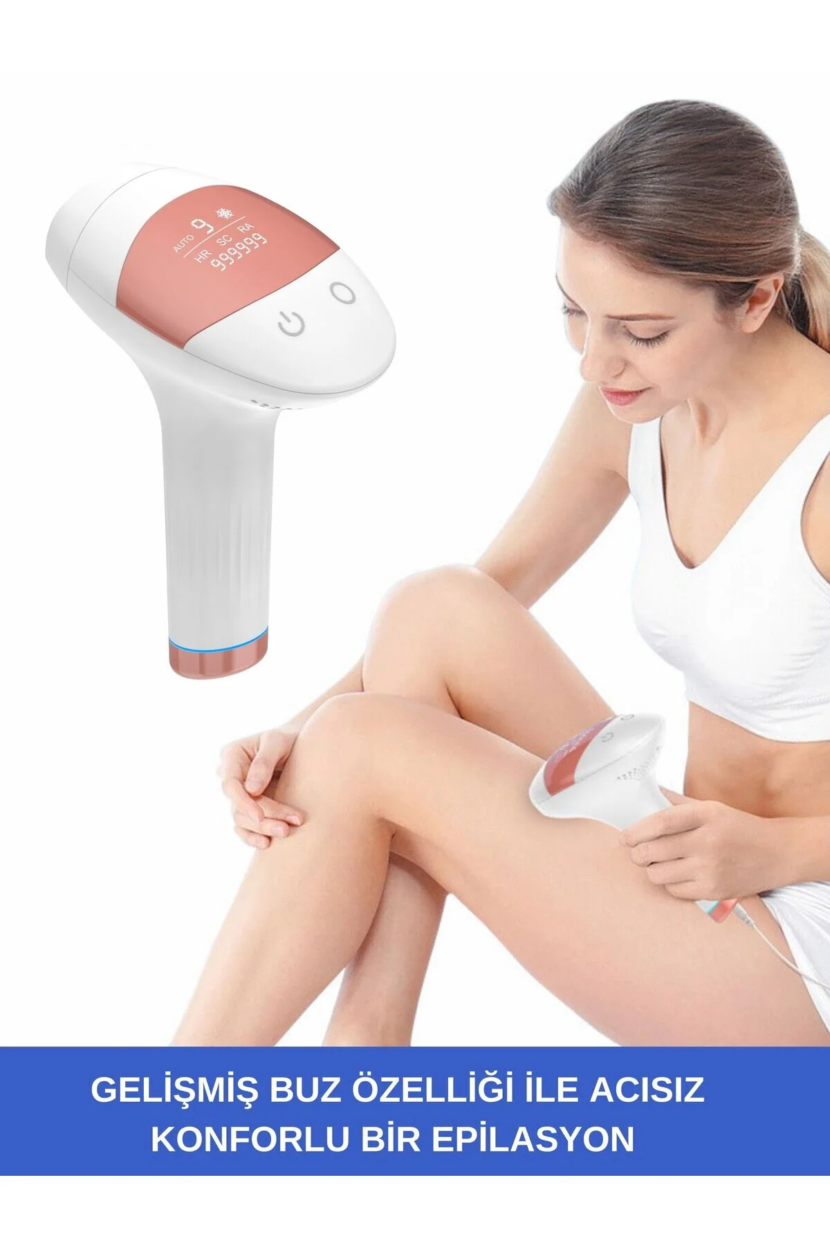 Xmia Ipl Lazer Epilasyon Cihazı 999.999 Atım 9 Kademe Ultra Güçlü