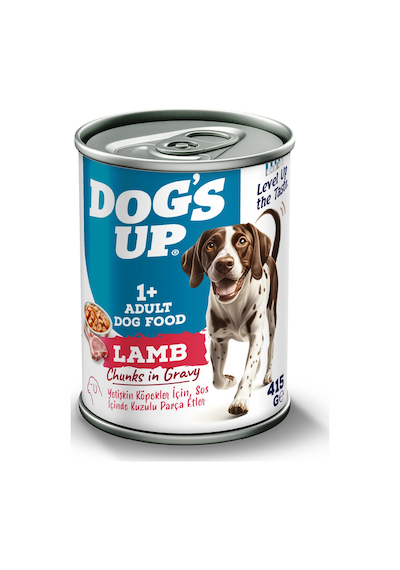 Dogs Up Yaş Yetişkin Köpek Maması Kuzu Etli 415gr