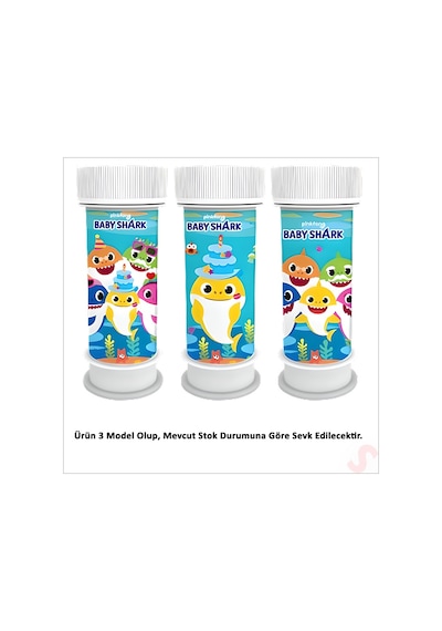 Baby Shark Köpük Baloncuk - 3 Adet