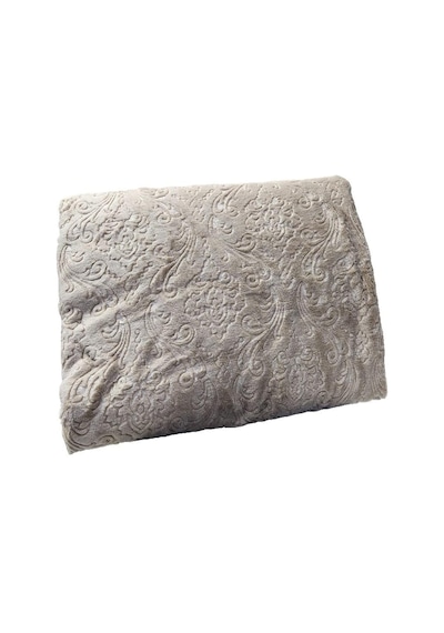 Apricitas Elegant Emboss Çift Kişilik Battaniye Bej -
