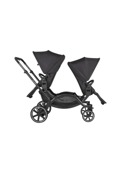 Abc Design Zoom2 Coal Travel Set - Özel Seri İkiz Bebek Arabası Siyah Ana Kucaklı Seyahat Seti