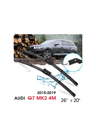 Audi Q7 Ön Cam Muz Silecek Takımı 2015-2019