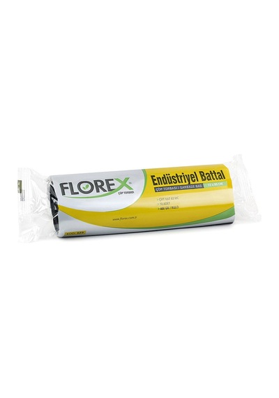 Florex Endüstriyel Battal Çöp Torbası Yıldız Katlama | 20 Rulo