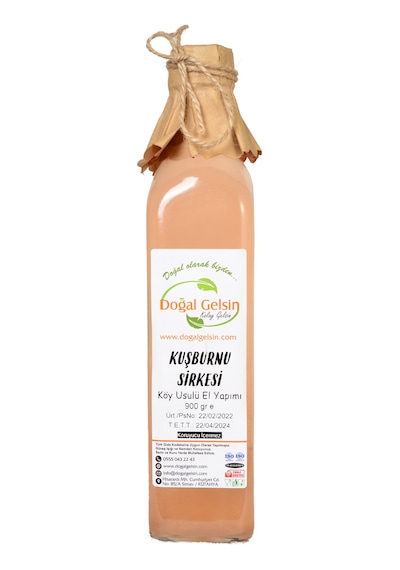 Doğal Gelsin Kuşburnu Sirkesi - 500 ml