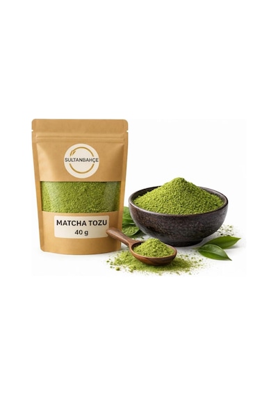 Matcha Tozu 40 Gr %100 Saf Doğal Matcha Premium Yeşil Çay Tozu