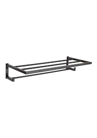 Havlu Rafı Siyah Renk 264x104x590 Mm Diğer