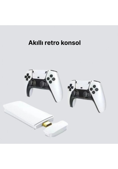 20.000+ Oyunlu Retro Oyun Konsolu 2 Kablosuz Kontrolcü, 4k Hd, Hdmı Ve Rca