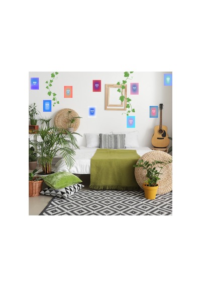 Angel Numbers Poster Seti 10 Adet A5