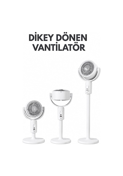 Tek F1 Dikey Dönebilen Vantilatör Najmaddin