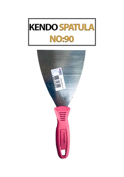 Plastik Saplı Spatula No 90 Ekonomik, Paslanmaz Gövde, 90 Mm Ağız Genişliği İle Pratik Kullanım