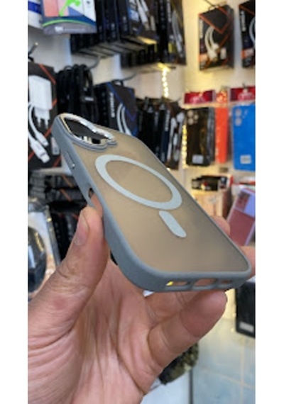 Apple iPhone Uyumlu  16 Kamera Korumalı Mat Magsafe Wireless Şarj Destekli Renkli 45659