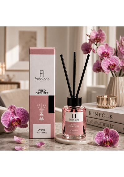 Orchid Çubuklu Oda Kokusu 110 Ml Kalıcı Ferah Ev Kokusu Orkide