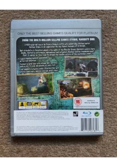 Uncharted: Drake's Fortune Platinum Edition Ps3 Cd Oyun Tehşir