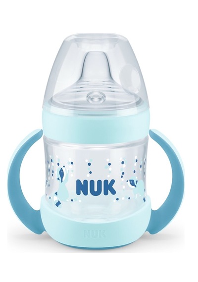 Nuk Nature Sense Isı Göstergeli Pp Alıştırma Bardağı 150 Ml - 2 Adet Yedek Başlık Mavi
