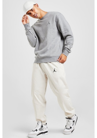 Nike Jordan Essentials Men's Fleece Crew Erkek Sweatshirt Gri Gri