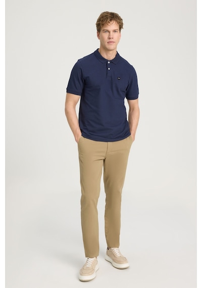 Regular Fit Normal Kesim Polo Yaka %100 Pamuk Lacivert Tişört W7D5K4XX2T410 Navy