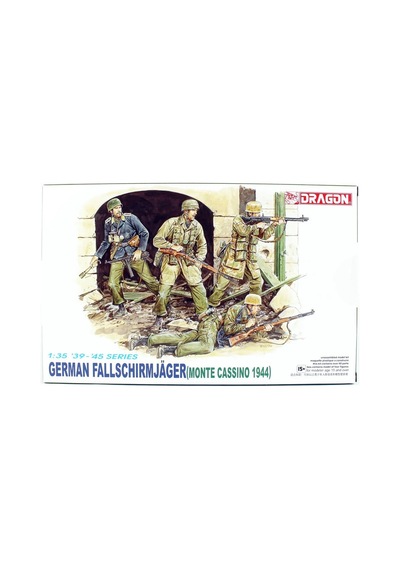 1/35 Alman Paraşütcüler Monte Cassıno 1944 Figür Maketi, Dragon 6005