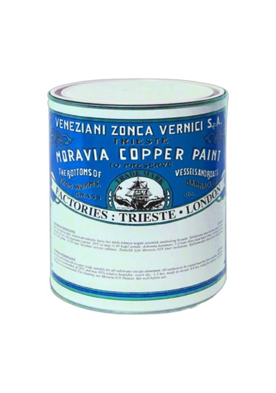 Moravia Copper Antifouling Bakır Esaslı Mavi Zehirli Boya Tekne Ve Gemi Boyası 1 Kg