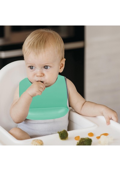 Babyco Silikon Mama Önlüğü - Yeşil