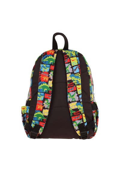 Kaukko Kids Üç Gözlü Erkek Çocuk Okul Sırt Çantası 3d Gergedan Detaylı - L5263 Siyah - Yeşil