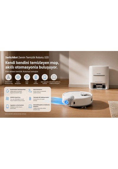 Akıllı Robot Süpürge S20