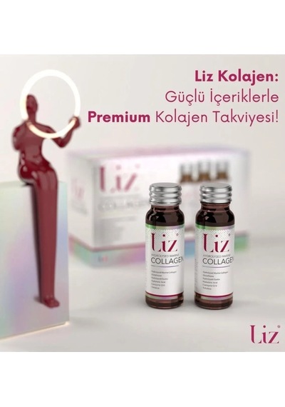 Liz Marine Collagen 10 Shot X 50 Ml Cilt, Saç Ve Tırnak Sağlığı Için Hidrolize Deniz Kolajeni