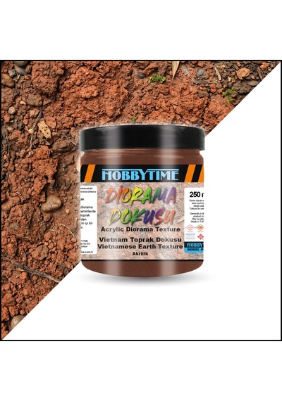 Hobbytime 599 250 Ml. Vietnam Toprak Dokusu Vietnamese Earth Texture