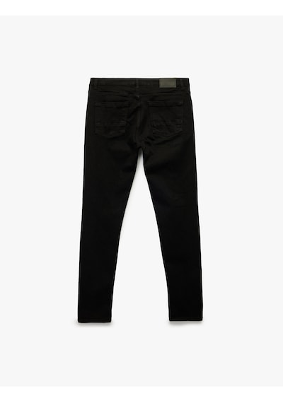 Koton Normal Bel Cepli Pamuklu Skinny Fit Jean Pantolon - Michael Jean Siyah 6wam40012nd Siyah Koton Normal Bel Cepli Pamuklu Skinny Fit Jean Pantolon - Michael Jean Siyah 6wam40012nd Siyah
