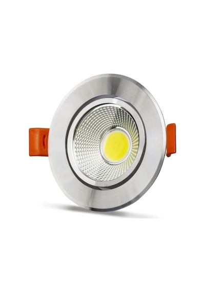 Noas 5 Watt Krom Kasa Led Spot Beyaz Işık 2 Adet Mercan Yl28-0502 Krom