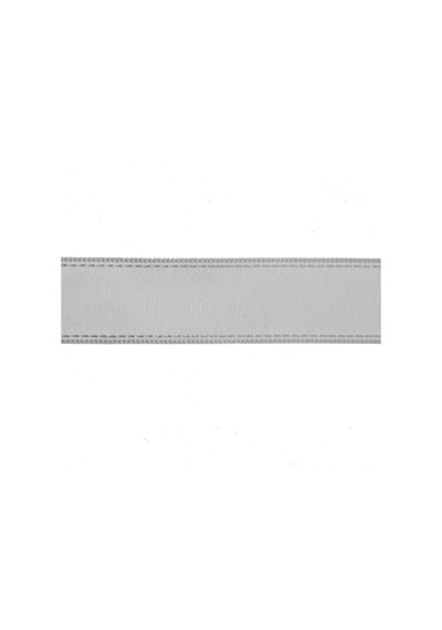 2,5cm X 45metre Kenarı Dikişli Organze Kumaş Kurdela 001