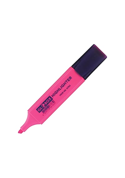 Highlighter Fosforlu Kalem 10 Adet 1 Paket Pembe