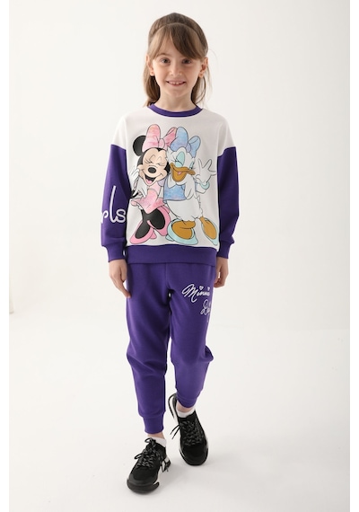 Minnie Mouse D4815-3 Çocuk  Mor Eşofman Takımı