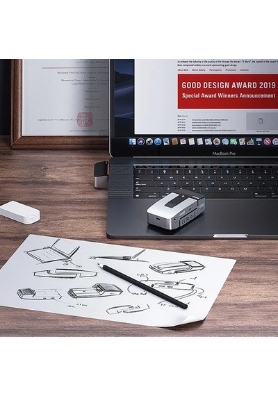Baseus Armor Age 9in1 Type-c Çok Fonksiyonlu Hub Hdmı Rj45 Usb 3.0- 5775 Renkli