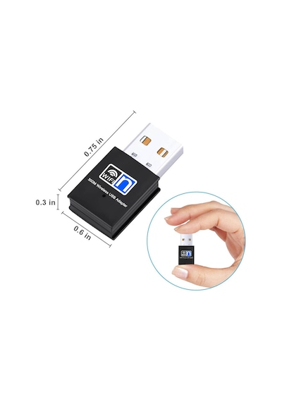 300Mbps Wireless USB Wi-Fi Adaptör Dongle Network Lan Aparatı