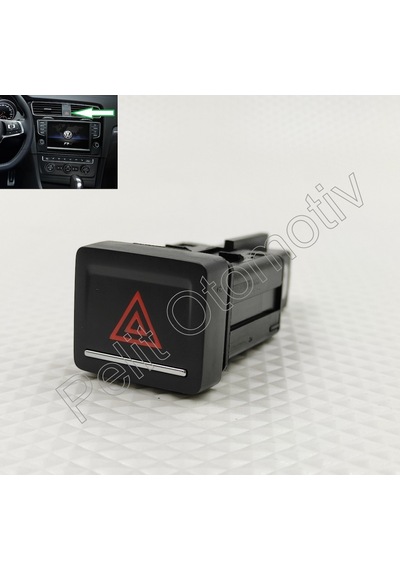 Golf 7 / 7.5 , Scirocco Dörtlü Flasör Dügmesi 5G0953509A 485617650