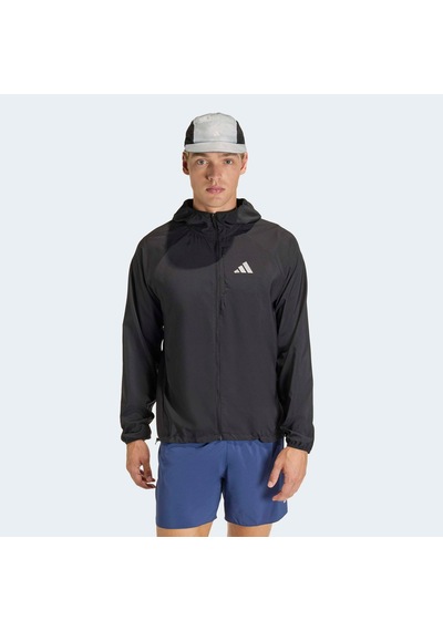 Adidas Adi365 Running Essentials Erkek Siyah Koşu Ceketi Jz7782