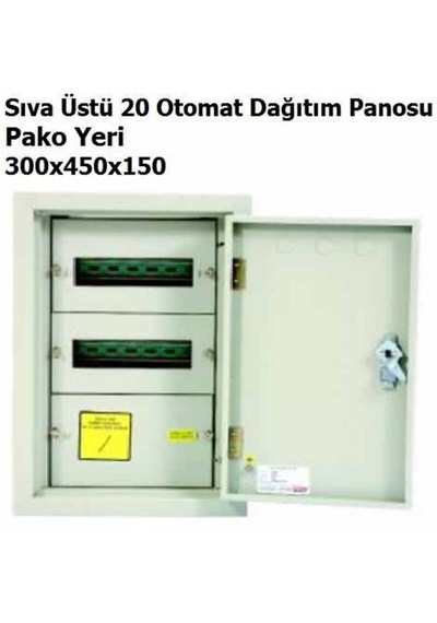 Sıva Üstü 20 Otomat Pako Yeri Dağıtım Panosu
