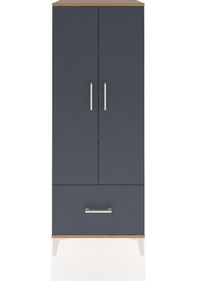 Hyperion Dolap 4 Raflı Tek Çekmeceli 2 Kapaklı 60x44x163 Çam-... Çam Hyperion Dolap 4 Raflı Tek Çekmeceli 2 Kapaklı 60x44x163 Çam-... Çam