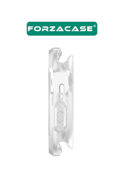 Forzacase Apple Uyumlu  Watch 10 42mm İle Önü Açık Armor Silikon Tpu Kasa Koruyucu Kılıf - Fc794 Şeffaf