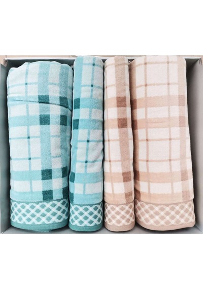 Özdilek Weave Bej-yesıl Best Set Hamam Takımı Çok Renkli