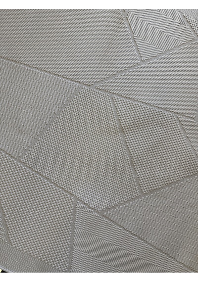 Eko Mono Mno Lux 01 White Hav Toz Vermez Kaymaz Tabanlı Şık Kilim Beyaz