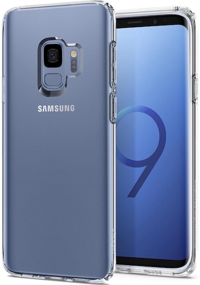 Spigen Galaxy Uyumlu S9 Kılıf Liquid Crystal 4 Tarafı Koruma Crystal Clear
